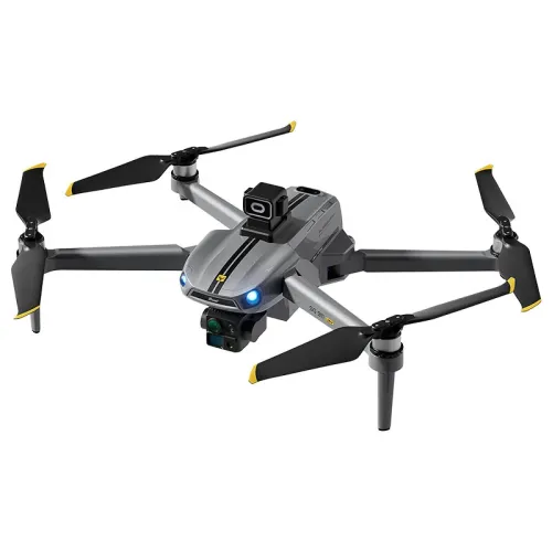 Beast SG911 MAX GPS 5G WiFi FPV with 5.5inch Touchable LCD Screen Controller 720P HD Dual Camera 3-Axis Mechanical Self-stabilization Gimbal 360 Obstacle Avoidance One-Key Airdrop Brushless Foldable RC Drone Quadcopter RTF