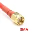 2x Realacc 5.8Ghz 5dbi 50w RHCP 4 Leaf FPV Antenna SMA/RP-SMA Red for RC Drone