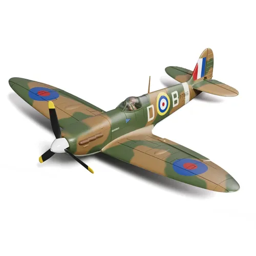 Eachine Spitfire Brushless 487mm Wingspan 2.4G 4CH 6-Axis Gyro One Key Aerobatics EPP RC Airplane Warbird Fixed Wing BNF/RTF