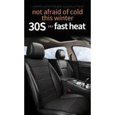 Car Seat Heater Cushion 12V24V Winter Front Single Seat Heating Pad Car Electric Heating Mat Seat Mat Heating Vest Heated Car Seat Cushion for Winter