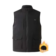 TENGOO HV-06 6 Areas Heated Vest Winter USB Electric Heated Vest Windproof Washable Thermal Waistcoat for Cycling Fishing Hiking Vest