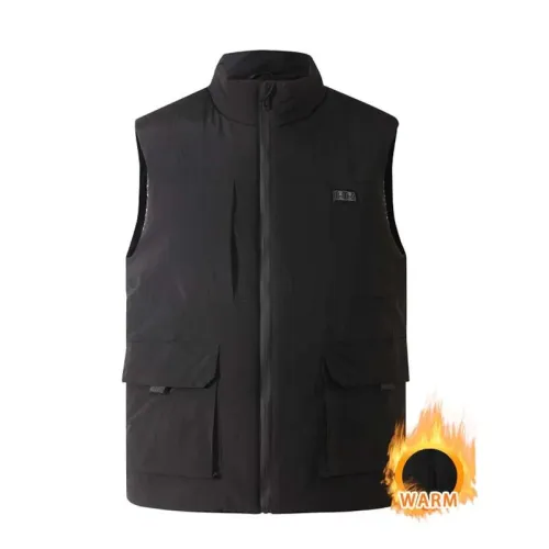 TENGOO HV-06 6 Areas Heated Vest Winter USB Electric Heated Vest Windproof Washable Thermal Waistcoat for Cycling Fishing Hiking Vest