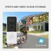 WF015-013D Tuya Smart Video Doorbell 120 Wide Angle Night Vision PIR Motion Alerts Two-Way Audio IP65 Waterproof Wireless WiFi Doorbell Camera Battery Powered Cloud Storage