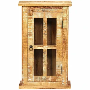 Wall Cabinet Solid Reclaimed Wood 17.3"x8.3"x28.3