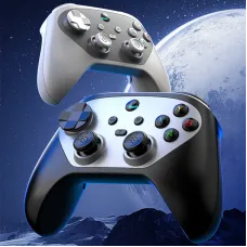 G6S Wireless bluetooth Game Controller with Hall Joysticks and Hall Trigger 6 Axis Gyro 1000Hz Turbo Macro for PC Switch Android iOS