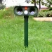 Ultrasonic Solar Power Pest Animal Repeller Repellent Cat dog Bird Mouse Fox