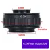 0.35X 0.5X C mount Lens Adapter Focus Adjustable Camera Installation C mount Adapter to New Type Trinocular Stereo microscope