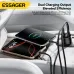 ESSAGER ES-CC19 140W 2-Port USB PD Car Charger USB-A+Type-C Support PD3.1 QC3.0 AFC FCP SCP PPS Fast Charging with Digital Display for iPhone 16 15 Pro 14 13 12 Pro Max for Samsung Galaxy Z Flip6 for Xiaomi 15pro for Huawei Mate XT