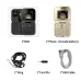 MaFam i17 Pro Mini 2G GSM 1.77 Inch Dual SIM Card Dual Standby 1000mAh FM Radio Large Button LED Flashlight Speed Dial Vibration Type-C Flip Feature Mobile Phone with 3.5mm Earphone Port