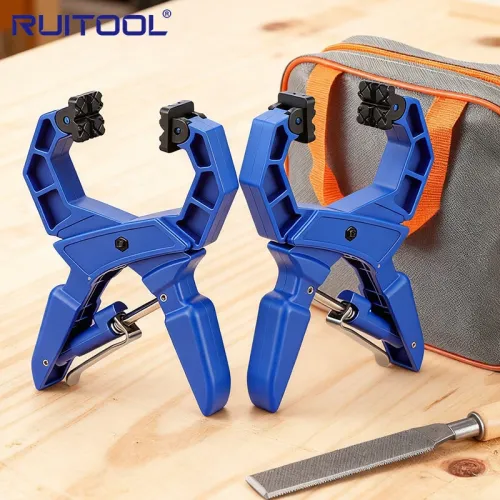 Woodworking G-shaped Spring Clamp Lightweight Adjustable Width C Handheld Jig Multifunctional Flat Head Clamping Retainer Tools