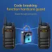 Chierda CD3107 Long Range Walkie Talkies UV Dual Band Two Way Radio 4000mAh Type-C Charging Anti Interference Secure Communication Transceiver Ham Radios