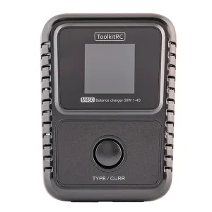 ToolkitRC M450 AC 50W 5A 200mA LiPo Charger for 2-4S LiPo/LiHv/ LiFe batteries