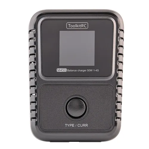 ToolkitRC M450 AC 50W 5A 200mA LiPo Charger for 2-4S LiPo/LiHv/ LiFe batteries