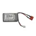 Flyhal FC600 HBX 16890A 1/16 RC Car Spare 7.4V 1000mAh 25C T Plug Lipo Battery Vehicles Models Parts