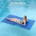 WARMOUNTFloating Water Pad for Single, 7 x 3 FTear-Resistant 3-Layer XPFoam Floating Mat Recreation Relaxing Lily Pad for Pool Lake River Ocean Boats Outdoor Water Activities