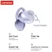 Lenovo EA410 TWS Earclips Headset Wireless bluetooth Earphone Super Dual-core Sound 360 Panoramic Surround Sound AI Call Noise Cancelling 24H Playback C-Type Open-ear Earphones