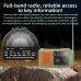 Docreate ER-64P Portable Solar Radio 7-in-1 Hand Crank Flashlight Power Bank Compass NOAA Weather Alert Emergency Charger Outdoor Essentials