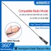 ABBREE AR-771S SMA Female Universal Soft Antenna For Baofeng UV5R UV5RH BF888S Quansheng
