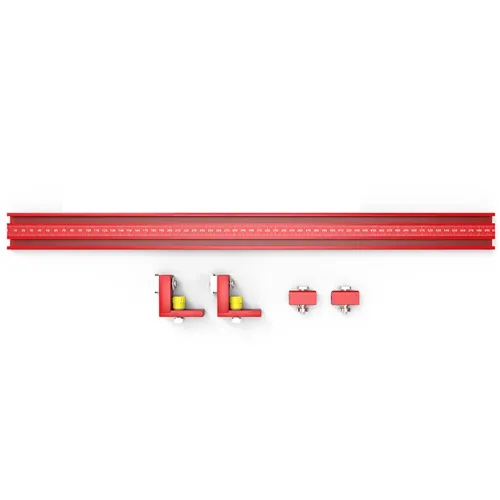 600mm Aluminum Alloy Woodworking Guide Rail Fence Table Saw Cutting Slotting Track Parallel Guide System