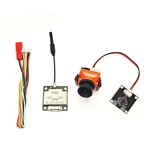 5.8GHz 48CH FPV VTX Transmitter Camera Combo 25-600mW Adjustable 1500TVL 2.1mm FPV Camera 19mm TBS SmartAudio 2.1 7-24V for RC Racing Drone