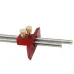 Stainless Steel Woodworking Marking Gauge European Double Head Mortise Gauge Scriber Ruler
