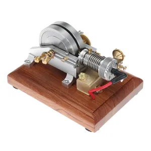 OKMO M96 Oddball Mini Horizontal Air-Cooled Single Cylinder 4-Stroke Hit and Miss Gas Engine Physics Science Educational Learning Toy