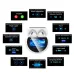 BOROFONE BW87 TWS Earbuds bluetooth Earphone LCD Touch Display 13mm Drivers Stereo Sound Semi-in-ear Sports Headphones