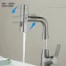 Pull Out Basin Faucet 360 Rotatable 304 Stainless Steel Kitchen Sink Mixer Tap with Pull Out Sprayer Hot And Cold Dual Control