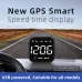 Car HUD Head-up Display Car GPS Universal Multi-function Speedometer Compass HD Smart Display USB Rechargeable