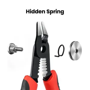 [EU/US Direct]KAIWEETS KWS-102 6-inch Flush Plier 2 in 1 Multifunction Wire Cutter Stripper 10-20 AWG Heat-Treated Carbon Steel Ergonomic Handle Best for Tight Spaces