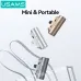 USAMS CD248 3000mAh Mini Tail Plug Portable Power Bank Type-C Plug-in External Battery Power Supply Fast Charging for iPhone 16 16 Pro 15 15 Pro Max for Huawei Pura X for Xiaomi 15pro for Samsung Galaxy S25 Ultra