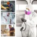 Respirator Mask 2097 Filters Set Dust Mask Silicone Material Adjustable Fit Air Purification for Carpentry Paint Dust Fumes Grinding Welding Chemicals
