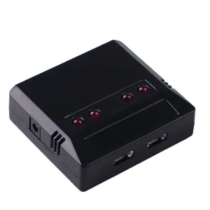 3.7v One To Four Small White Head Charger Toy Battery Quadcopter With Overcharge Protection Drone Accessories