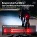 CYCLAMCY120 Smart Brake Bicycle Taillight Auto Start/Stop Brake Sensing Bike Rear Light Vibration Wake-Up Carbon Waterproof Tail Light
