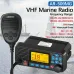 ABBREE AR-509MG VHF Marine Radio Waterproof IP67 25W Built-in GPS NOAA Weather Alerts DSC Call USA INT CAN Marine Channels