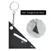 Mini Aluminum Alloy Woodworking Triangle Ruler Compact Mini Right Angle Measuring Tool Metal Angle Ruler In Inches