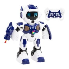JJRC R35 Max Intelligent Mechwarrior RC Robot LED Lights Touch Sensing with Soft Bullet Launching Function for Children Gift