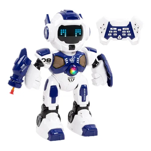JJRC R35 Max Intelligent Mechwarrior RC Robot LED Lights Touch Sensing with Soft Bullet Launching Function for Children Gift