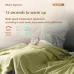 Tevorex Blanket Heating Blanket 15 second Rapid 3 Heating Levels Supports USB And Power Bank Charging, For Office Home And Outdoor Warmth