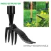 Claw Weeder the Stand Up Weed Puller Tool Root Remover Replacement Foot Garden Pedal Metal Outdoor With Head Weeding Weeder