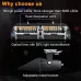 16 LED Windshield Dash Strobe Light Bar Car Truck Shovel-type Warning Flash Lamp Police Lights 12V Emergency Signal Lamp Flash Lighting