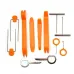 12pcs/set Car Radio Door Clip Panel Trim Dash Audio Removal Open Installer Pry Tool For Auto Vehicle