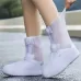 XANEBike Shoe Covers Waterproof Rain Booties Silicone Slip-resistant Rainy Day Thick Rain Boots Covers Foot Covers for Cycling