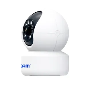 ESCAM QF005 3MP WiFi IP Camera 2.4G Wireless PTZ Cam Dual Light Source Motion Detection Two-way Intercom Night Vision APP Alarm Push Support Memory Card Home Security Monitoring Camera