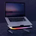 9001-RGB-BK Double-layer RGB Laptop Holder Heat Dissipation Lifting Stand 9-level Lifting Adjustable Foldable Vertical Elevating Aluminum Alloy Base