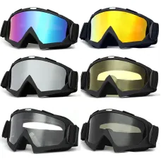 Unisex Ski Goggles Adult Over Glasses Anti-Fog Windproof UV Protection Cycling Eyewear Snow Goggles