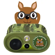 Kids Teens Night Vision Binoculars with 2.4 inch Display 8X Zoom and 5W Tactical LELight Best Gifts for your Children-DT15