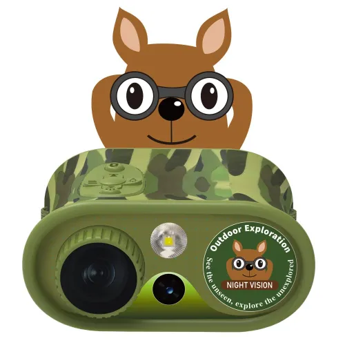Kids Teens Night Vision Binoculars with 2.4 inch Display 8X Zoom and 5W Tactical LELight Best Gifts for your Children-DT15