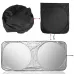 Sunshade 160x86cm Windshield Sun Shade for UV and Sun Protection Foldable Sunshade for Car Windshield