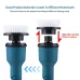 Electric Cleaning Brush 350W 10000mAh Battery 600/1000RPM IPX7 Waterproof with 8 Interchangeable Heads and Extendable Shaft for Bathroom Kitchen Car Cleaning